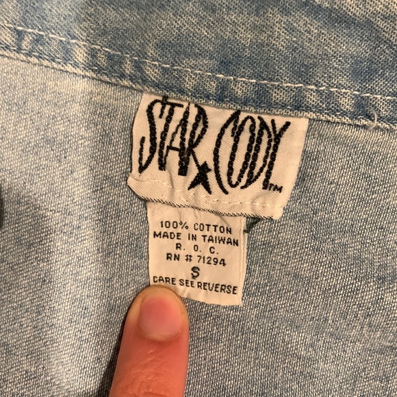 Star Cody Cotton Button Up Over Shirt - Picture 2 of 6